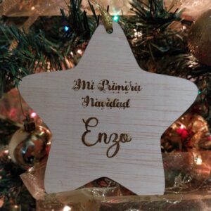 Estrella Personalizada Mi Primera Navidad