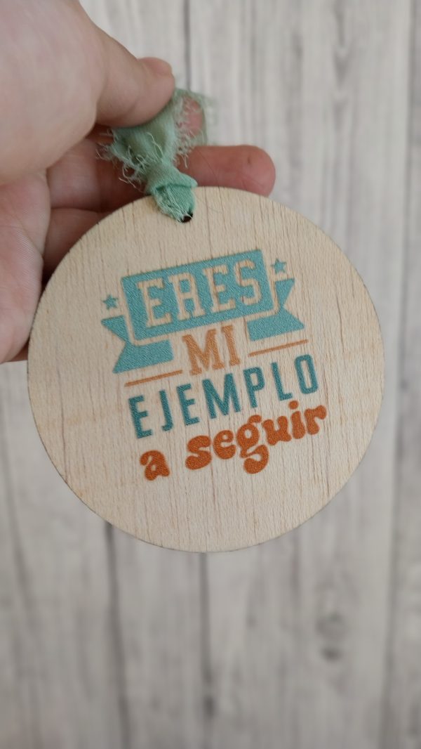 Placas de Madera Día del Padre a color