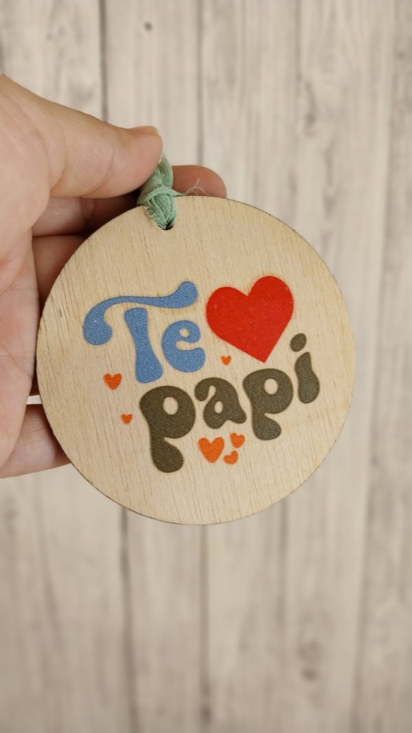Placas de Madera Día del Padre a color