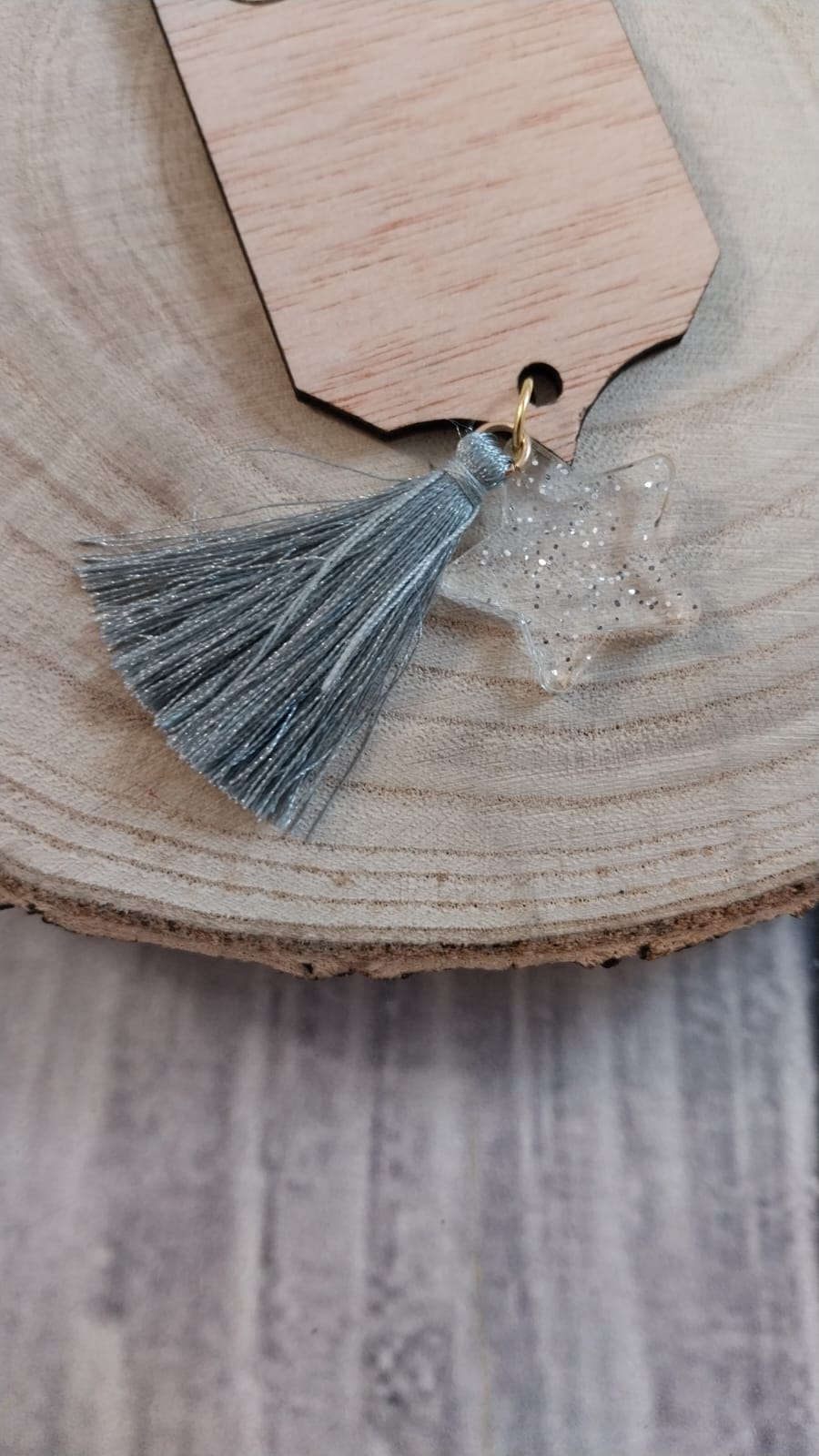 Marcapáginas de Madera con Frases y Piezas de Metacrilato