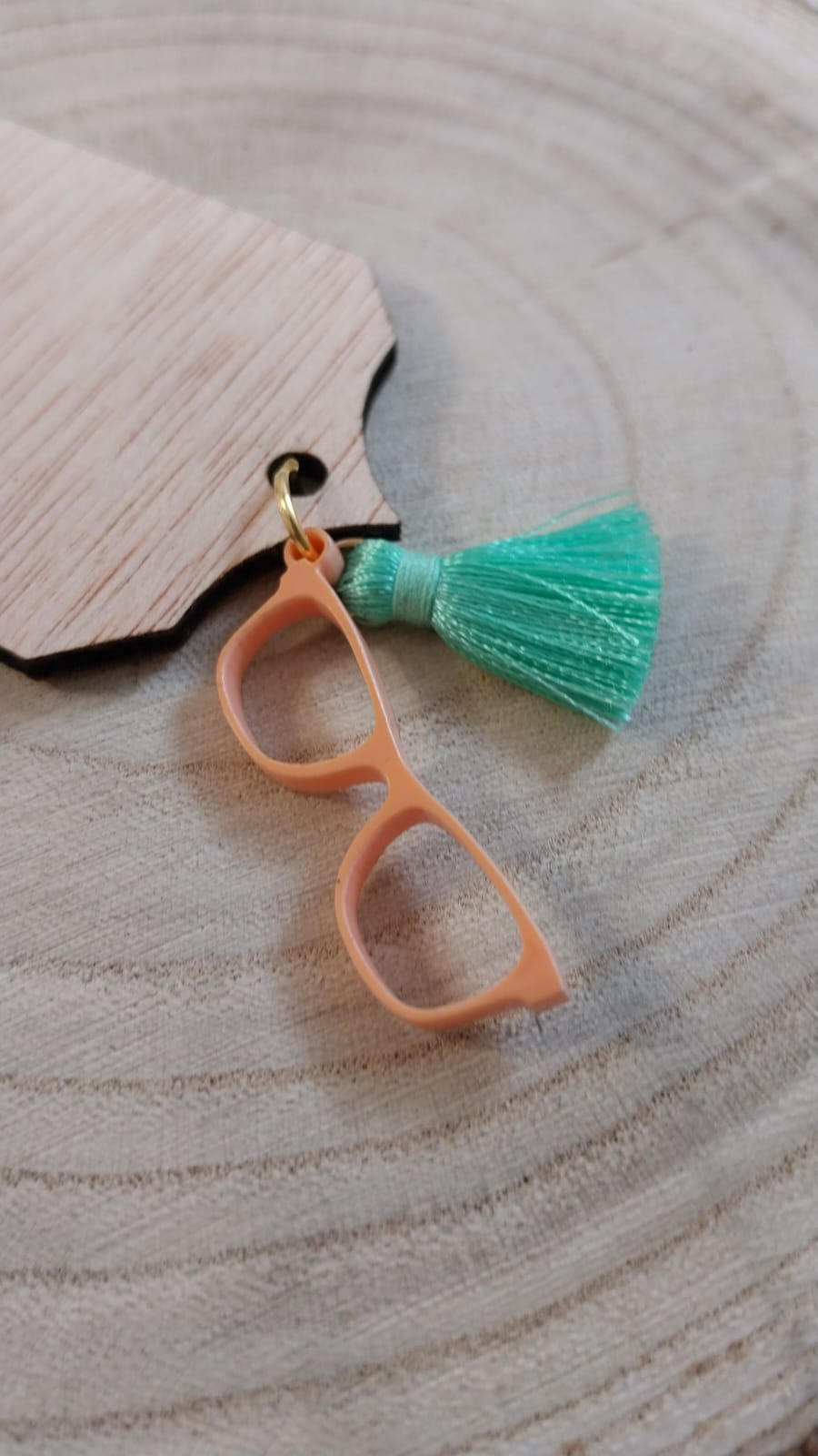 Marcapáginas de Madera con Frases y Piezas de Metacrilato