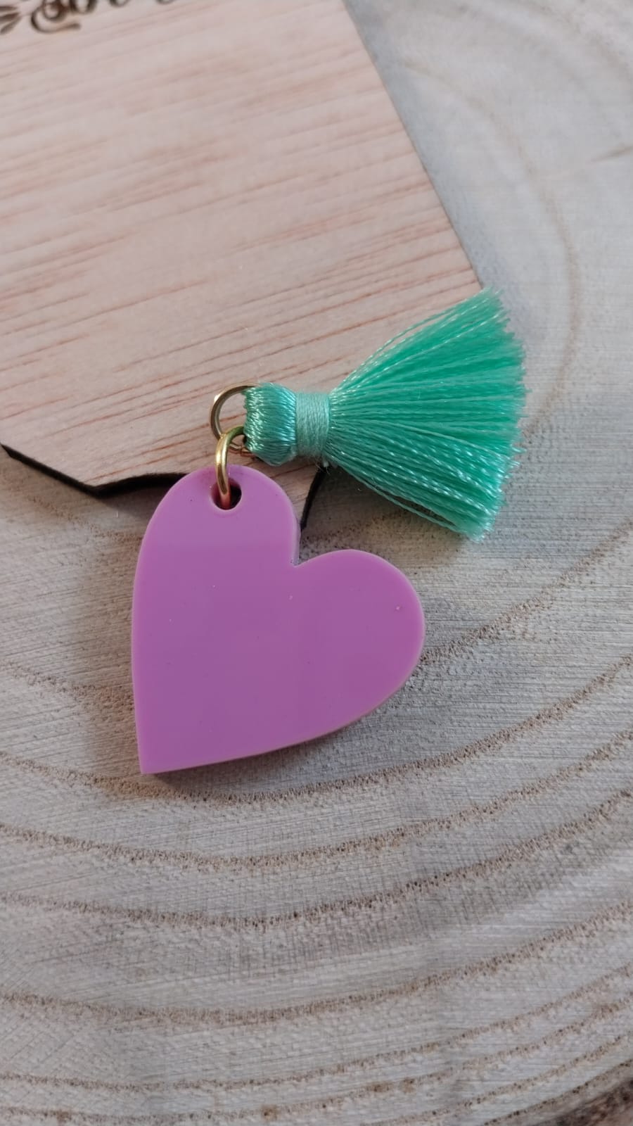 Marcapáginas de Madera con Frases y Piezas de Metacrilato